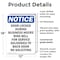 Signmission Door Locked During Business Hours, 12 in W x Rectangle, Plastic OS-2PACK-NS-P-1218-V-11492 - alternate 4